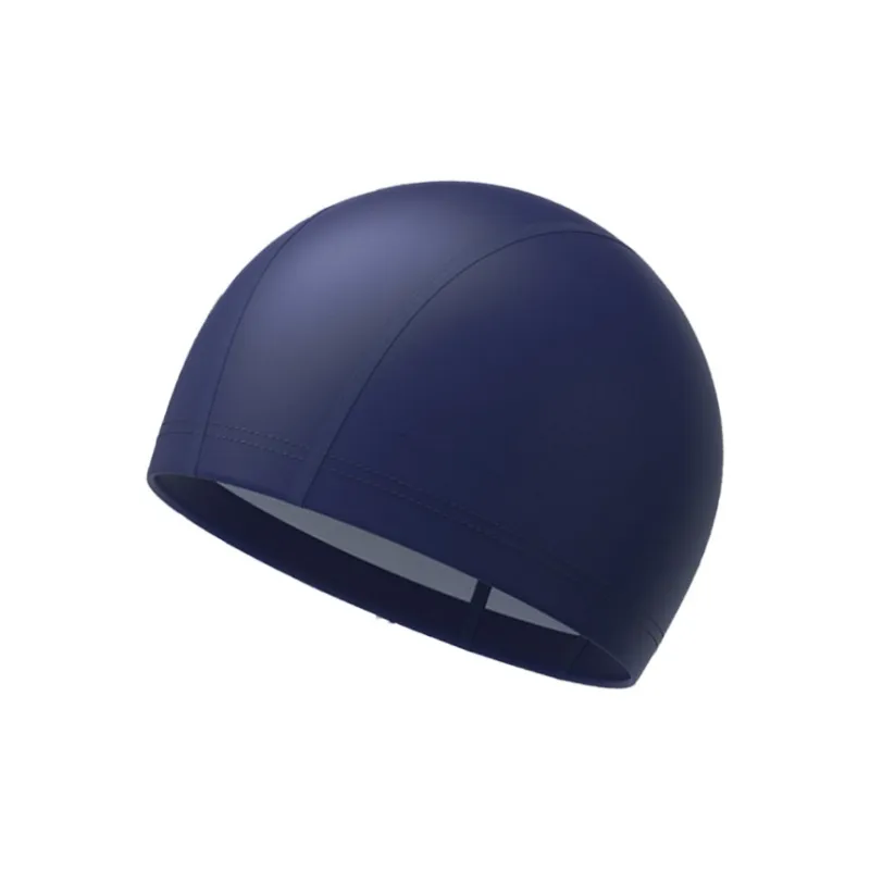 PUIU Waterproof Anti Slip Professional Swimming Cap With Extra Length For Adults And Kids Long Hair Swim Cap Unisex-8