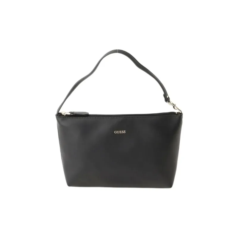 GUESS Polyester Tote Bag Shopping Bag Handbag Shoulder Bag Large Size Women's Black-5