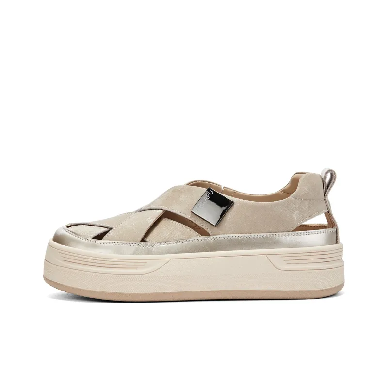 KEKAFU Height Increasing Low Top Casual Shoes Women's-0