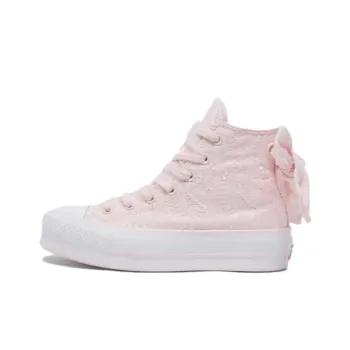 Converse All Star Lift Anti Slip Wear Resistant High Top Skateboard Shoes Women's Pink