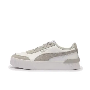 PUMA Carina Lift Anti Slip Wear Resistant Low Top Skateboard Shoes Women's White Gray