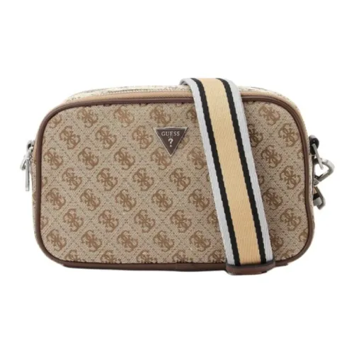 GUESS Polyester Camera Bags Shoulder Bags Medium Size Men's Light Camel