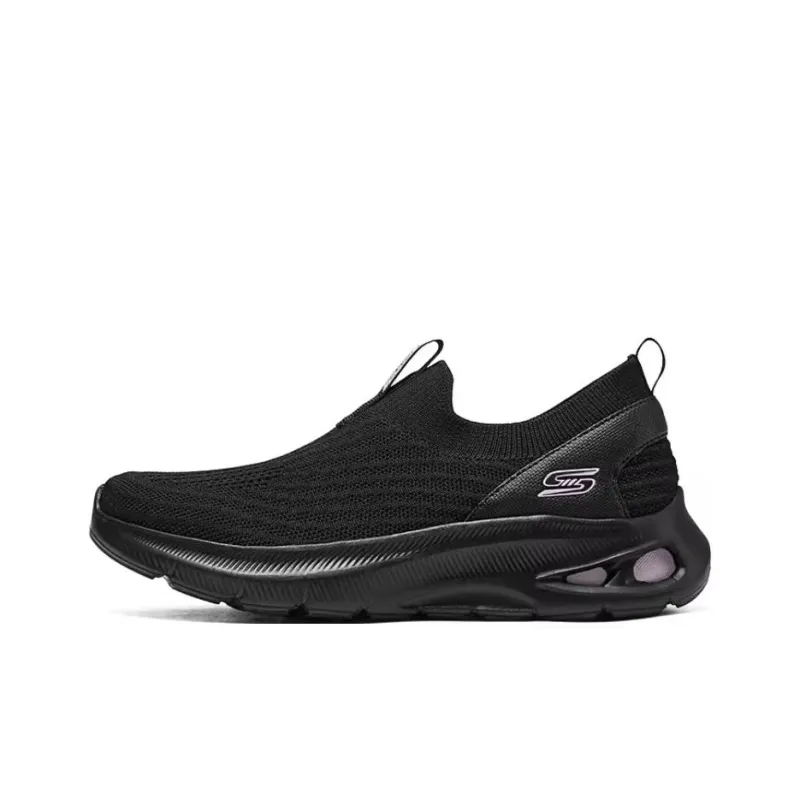 Skechers Bob's Breathable Low Top Casual Shoes Women's Black-0