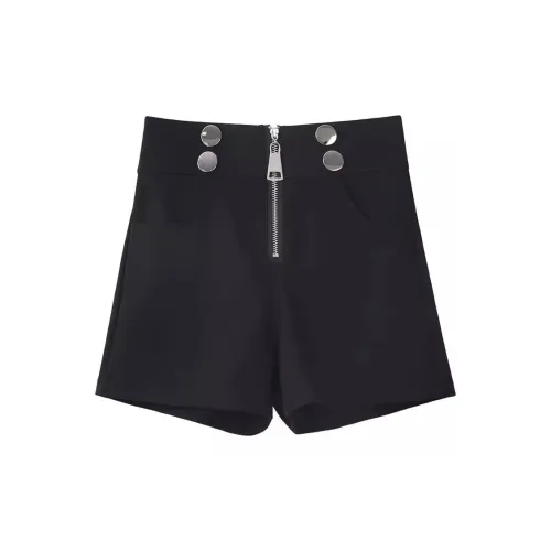 EOEI Denim Shorts Women's Black