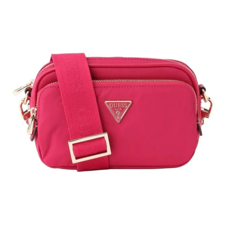 GUESS Polyester Camera Bag Shoulder Bag Crossbody Bag Women's Red-0