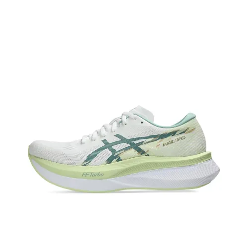 Asics MAGIC SPEED 4 Running Shoes Women's Low-Top White/Cyan Porcelain