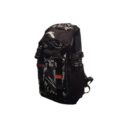 Anta Fabric Laptop Bag Backpack Regular Unisex Black