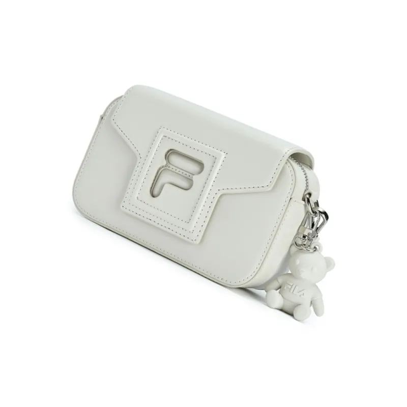 FILA Polyurethane With Synthetic Leather Crossbody Bag, Shoulder Bag Mini Women's Moonlight Gray-4