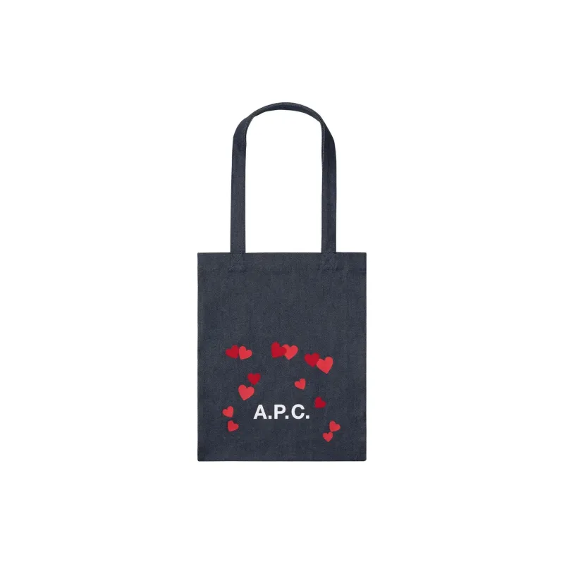 A.P.C Canvas Tote Bag, Shopping Bag, Shoulder Bag, Handbag, Canvas Bag Unisex Black-1