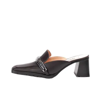 Elleme Closed Toe Slippers 6.5cm Women's Brown