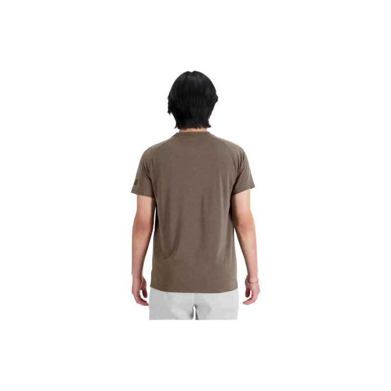 New Balance T-Shirt R.W. Tech With Dri-Release T-Shirt Men's Mushroom Color-1
