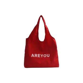 Ji Reminiscence Canvas Shoulder Bag Regular Women's Red/Yellow Green/Light Blue/Gray Pink