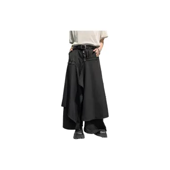 TESTUNG Casual Pants Unisex Black