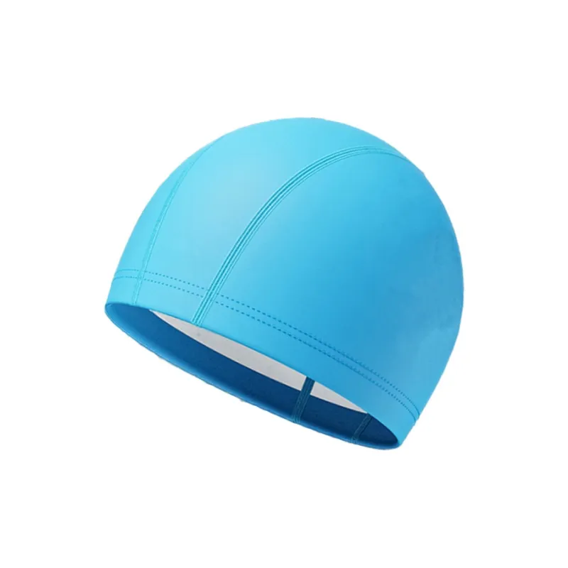 PUIU Waterproof Anti Slip Professional Swimming Cap With Extra Length For Adults And Kids Long Hair Swim Cap Unisex-10