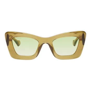 GUCCI Transparent Oversize frame Sunglasses