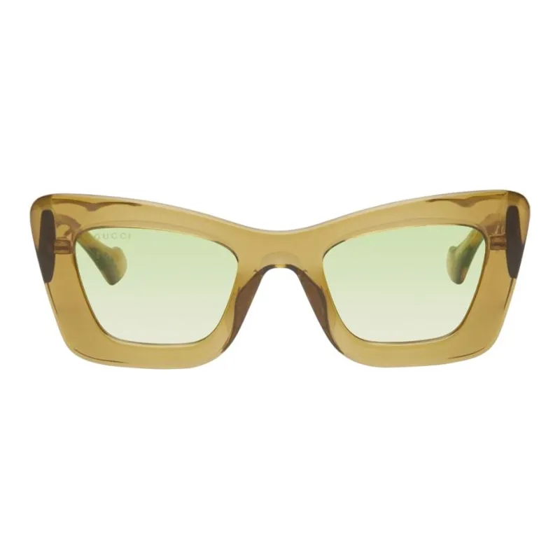 GUCCI Transparent Oversize frame Sunglasses-0