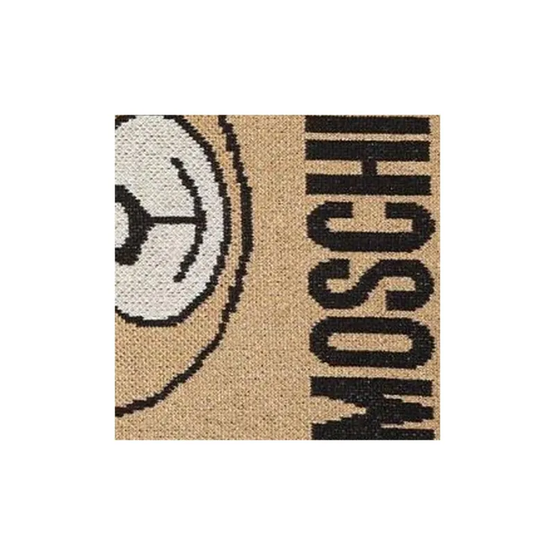 MOSCHINO Knit Scarves Women's Beige-2