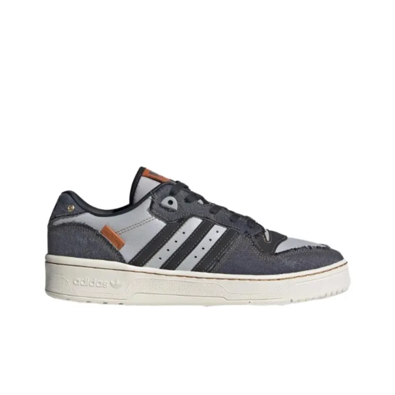 Adidas Originals Rivalry Anti Slip Wear Resistant Low Top Skateboard Shoes Unisex Gray-1