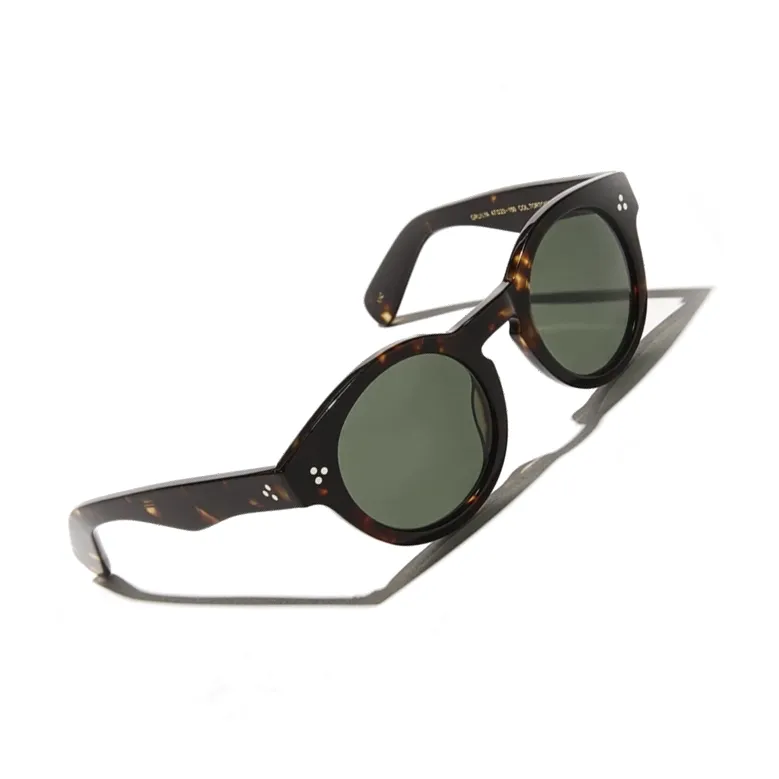 MOSCOT Acetate Round Sunglasses Men's Tortoiseshell-2
