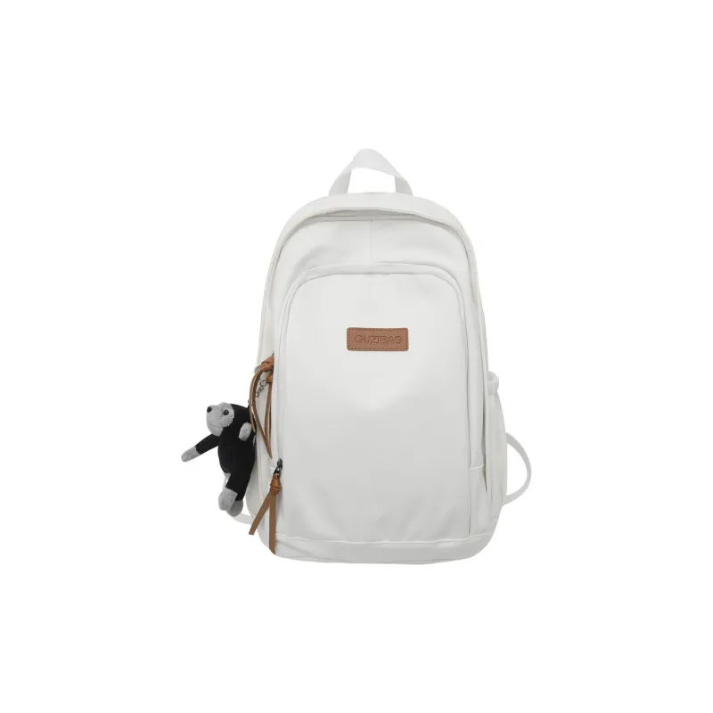 Venerable Brahma Canvas Backpack Unisex White/Black/Khaki/Green-0