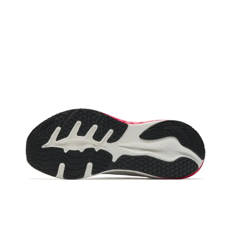 Anta Travel Step Slip Resistant Low Top Running Shoes Women's White Blue Red-4