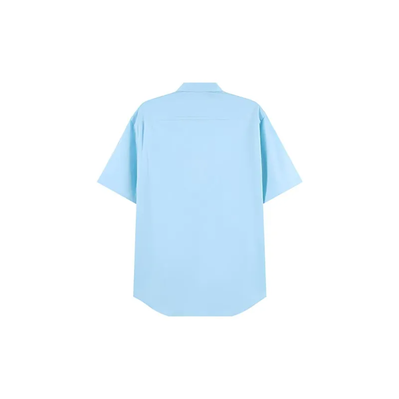 HUGO BOSS Short Sleeved Shirt Men's Light Blue-1