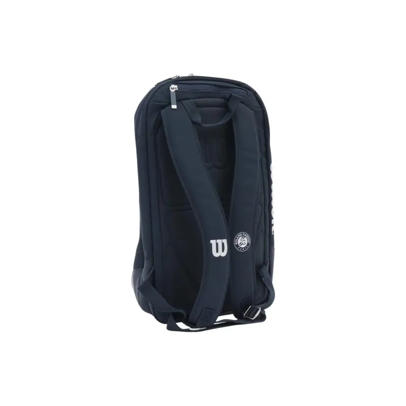 Wilson Tennis Racket Bags 80% PU/20% Polyester Unisex 11.25X6.5X19.25'/28.58X16.51×48.89 CM Black Blue-4