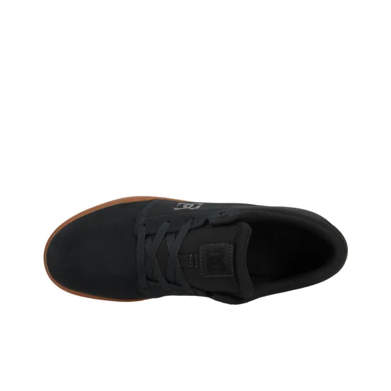 DC Shoes Anti Slip Wear Resistant Low Top Skateboard Shoes Men's Black-3