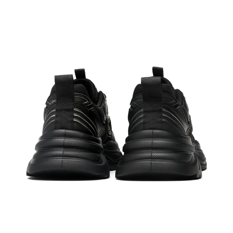 MILLIE'S Low Top Chunky Sneakers Men's Black-4