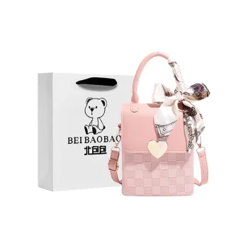 North Pack PU Handbag Shoulder Bag Crossbody Bag Small Size Women's Pink/Orange/White/Green/Black