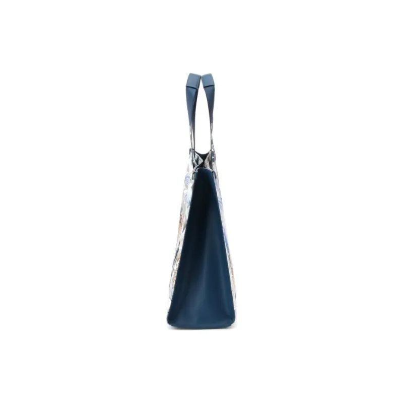 GUESS Polyester Tote Bag Shopping Bag Handbag Women's Blue-2