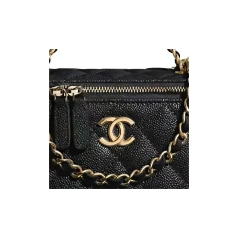 CHANEL Grain Embossed Calfskin Box Bag, Shoulder Bag, Crossbody Bag, Handbag Women's Black-3