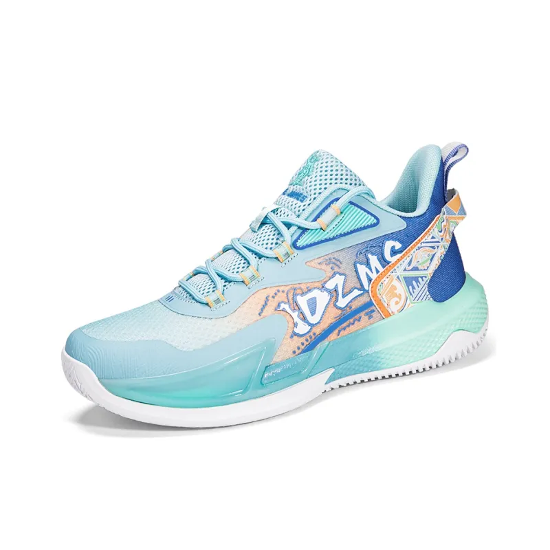 ANDEZHANMUSI Cushioning, Slip Resistant, And Abrasion Resistant Low Top Basketball Shoes Unisex-1