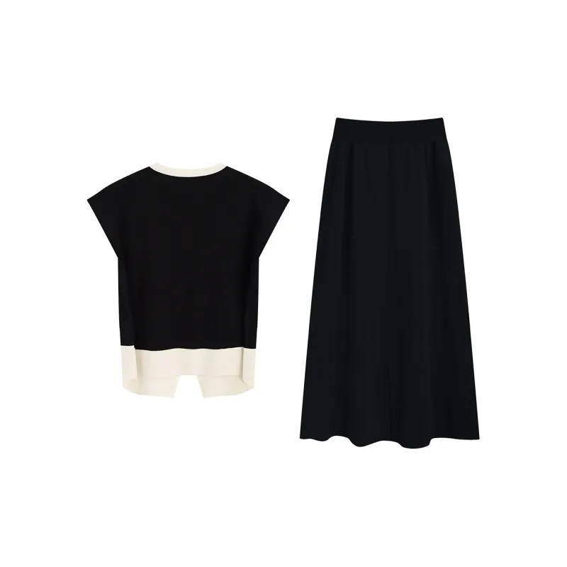 SNZX Two Piece Skirt Sets Women's-1