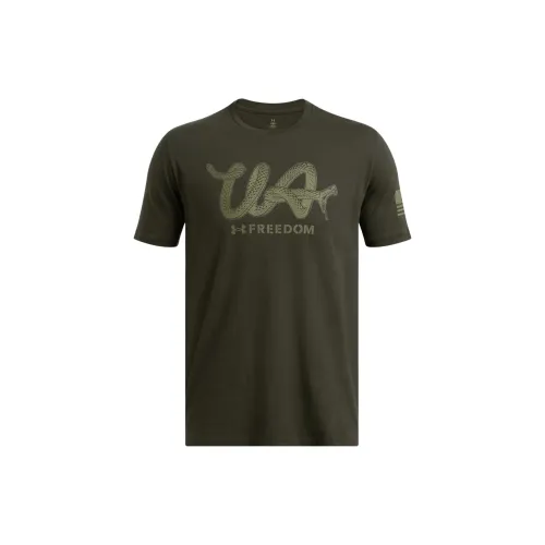 Under Armour Freedom T-Shirts Men Army Green