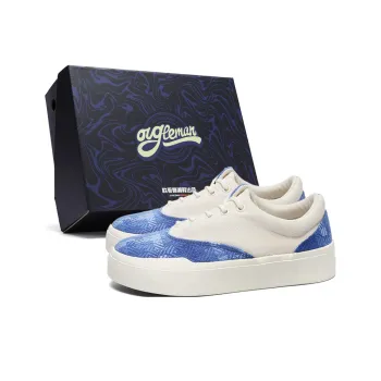 OUGLEMEN Slip Resistant Low Top Canvas Shoes Unisex