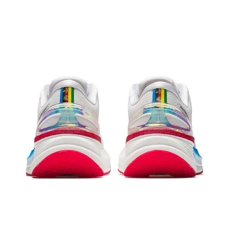 Anta Champion 3rd Gen PRO Abrasion Resistant Low Top Casual Running Shoes Men's White Blue Red-3