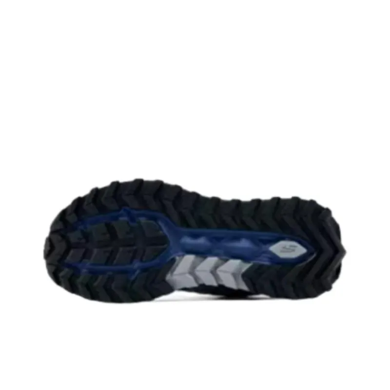 Skechers OUTDOOR Slip Resistant Low Top Hiking Shoes Men's Gray Blue-4