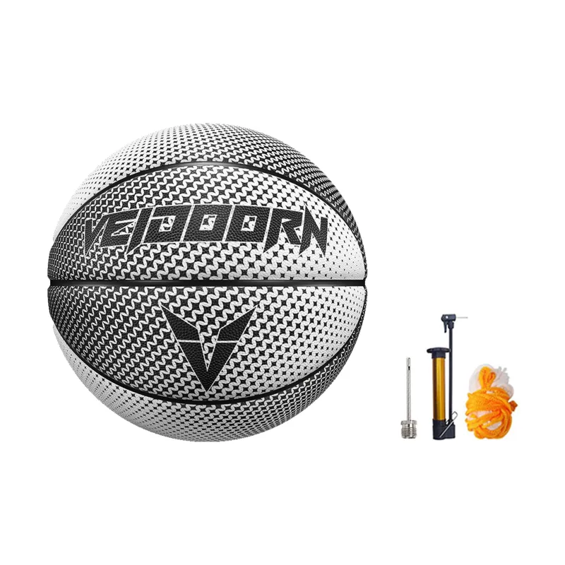 VEIDOORN Rubber Basketball Size 7 Training Unisex-3