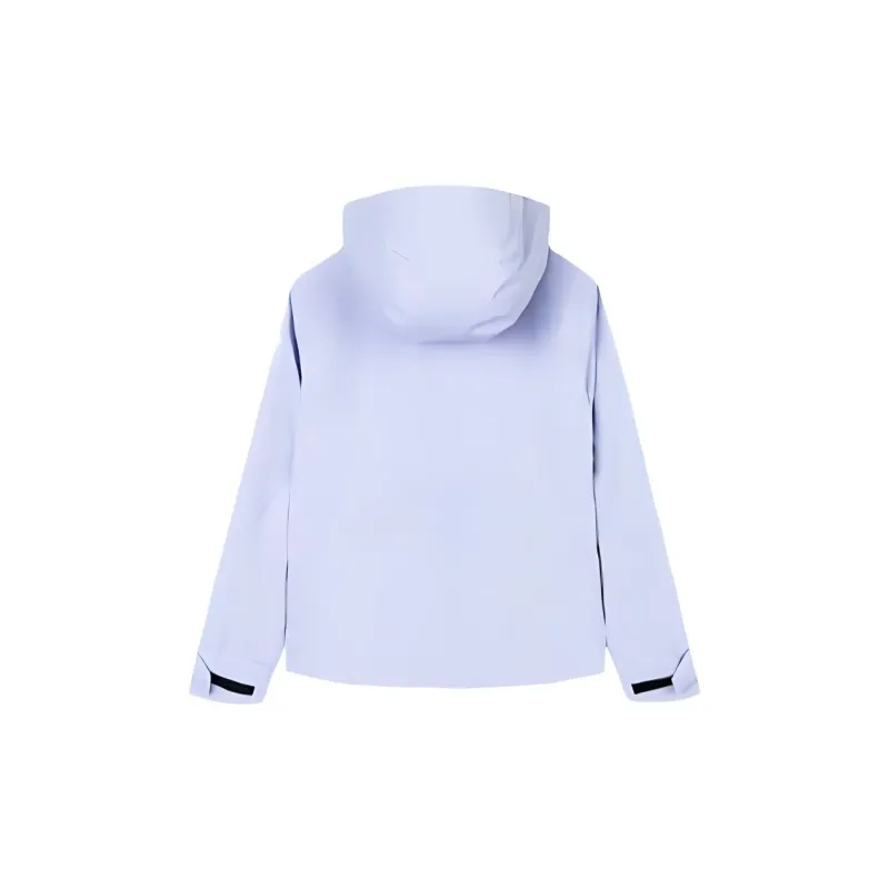 Anta Variety Training Collection Windproof Waterproof And Breathable Windbreaker Jacket Women's Light Fragrant Purple-1