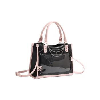 HACIN PU One Shoulder Handbags Regular Women's Black