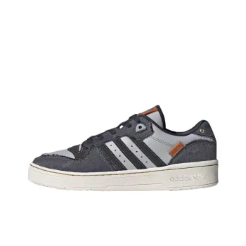 Adidas Originals Rivalry Anti Slip Wear Resistant Low Top Skateboard Shoes Unisex Gray