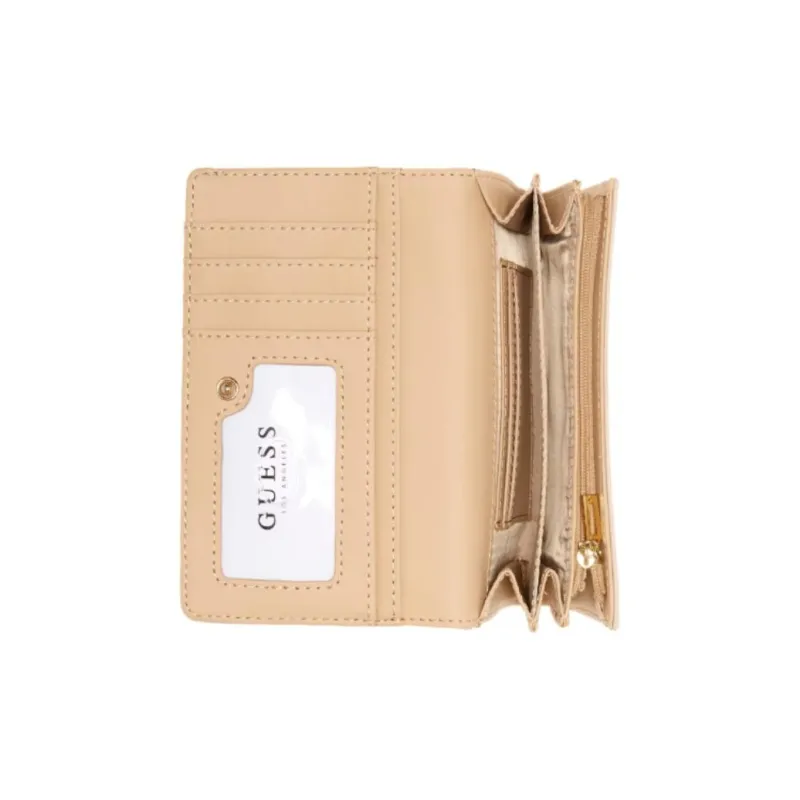 GUESS Artificial Leather Cell Phone Pouch Card Holder Wallet Women's Pink-2
