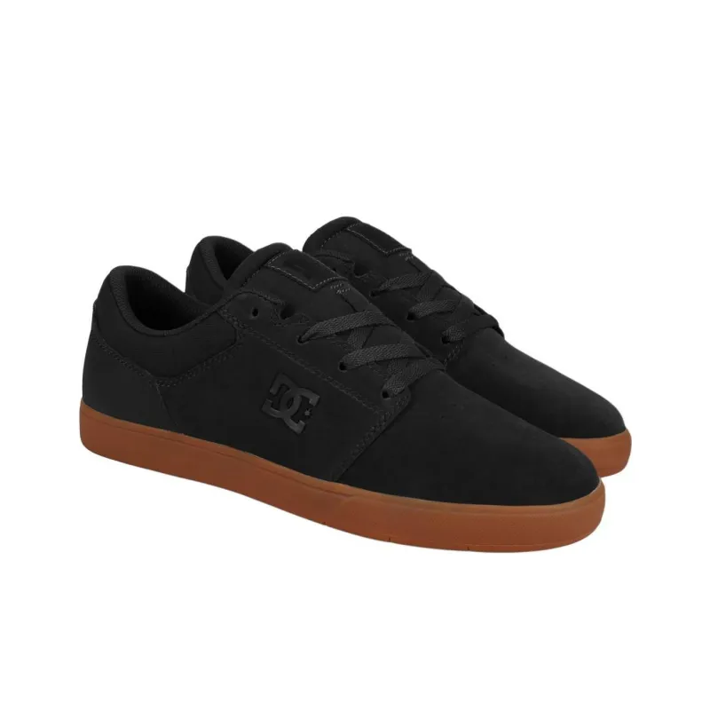 DC Shoes Anti Slip Wear Resistant Low Top Skateboard Shoes Men's Black-2