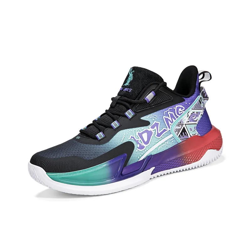 ANDEZHANMUSI Cushioning, Slip Resistant, And Abrasion Resistant Low Top Basketball Shoes Unisex-9