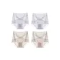 B Set-Lightweight Sheer Lace-Gray Blue+Gray Blue+Coffee+Coffee