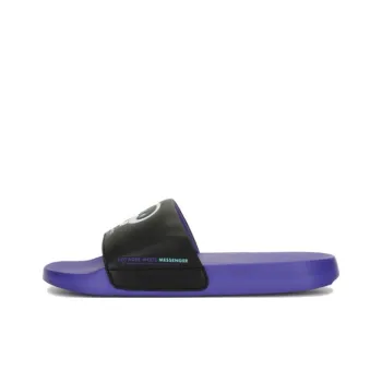 KOLON SPORT Slip Resistant Abrasion Resistant Slide Slippers Women's Black Purple