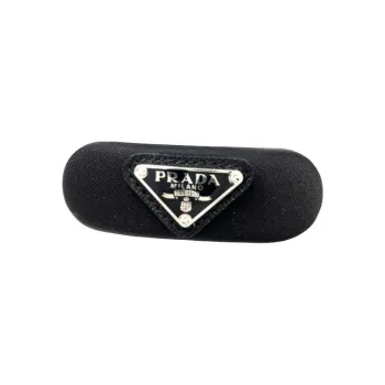 PRADA Metal Hair Clips Women's Black