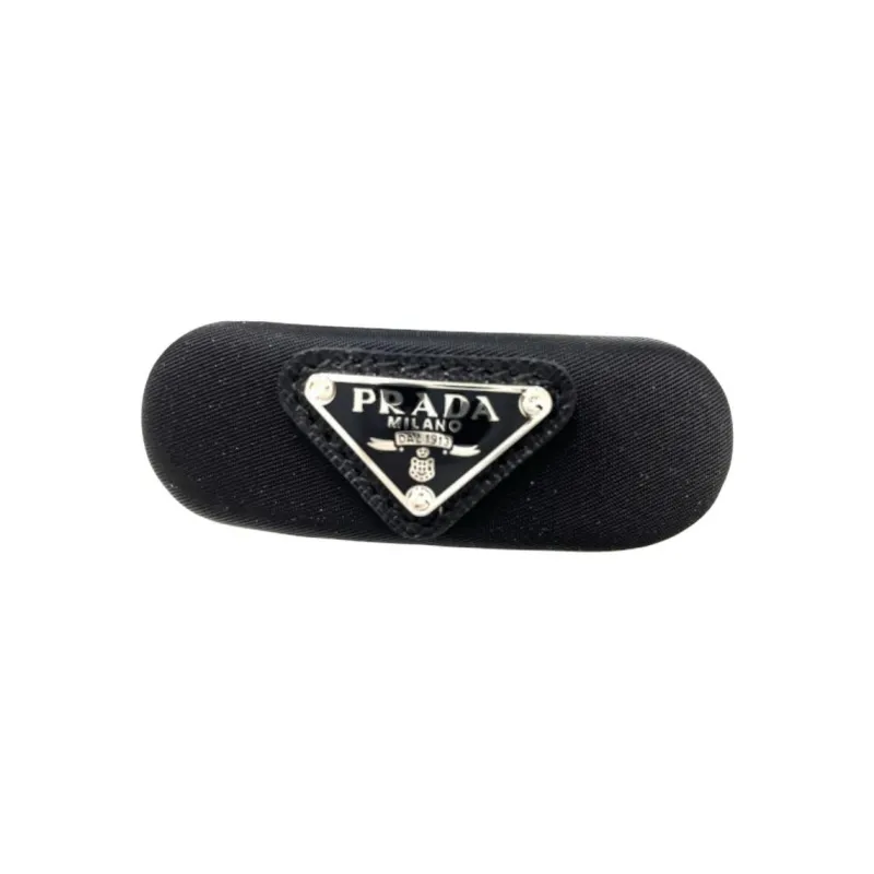 PRADA Metal Hair Clips Women's Black-0