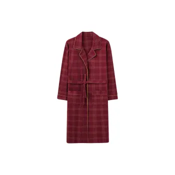 MADALLO Pajama Robe Women's Deep Red